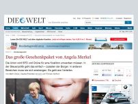 Bild zum Artikel: Bundestagswahl: Das große Geschenkpaket von Angela Merkel