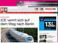 Bild zum Artikel: Bahn-Patzer - ICE verirrt sich aufdem Weg nach Berlin