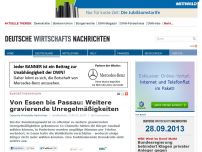 Bild zum Artikel: Von Essen bis Passau: Weitere gravierende Unregelmäßigkeiten