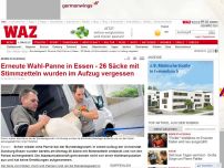 Bild zum Artikel: Erneute Wahl-Panne in Essen - 26 Säcke mit Stimmzetteln wurden im Aufzug vergessen