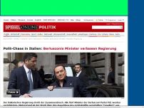Bild zum Artikel: Polit-Chaos in Italien: Berlusconis Minister verlassen Regierung