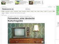 Bild zum Artikel: Deutscher Fernsehpreis 2013: Fernsehen, eine deutsche Kulturtragödie