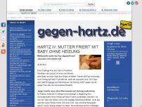 Bild zum Artikel: Hartz IV: Mutter friert mit Baby ohne Heizung