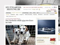 Bild zum Artikel: Lösung für Tierheim Stuttgart-Botnang: Das Tierheim erhält 454.000 Euro im Jahr