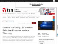 Bild zum Artikel: Guerilla Marketing: 35 kreative Beispiele für etwas andere Werbung