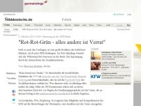 Bild zum Artikel: Stimmung an der SPD-Basis: 'Rot-Rot-Grün - alles andere ist Verrat'