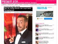 Bild zum Artikel: Doch noch ein 'Preis' für BTN – Oje! So heftig feierte Jan Leyk beim Fernsehpreis