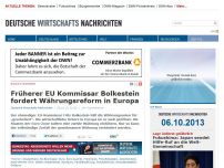 Bild zum Artikel: Früherer EU Kommissar Bolkestein fordert Währungsreform in Europa