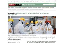 Bild zum Artikel: Atomruine: Kühlpumpen im AKW Fukushima versehentlich abgeschaltet