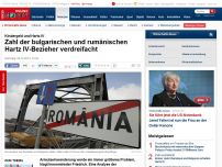 Bild zum Artikel: Zahl verdreifacht - Immer mehr Bulgaren und Rumänen erhalten Hartz IV