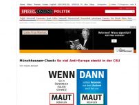 Bild zum Artikel: Münchhausen-Check: So viel Anti-Europa steckt in der CSU