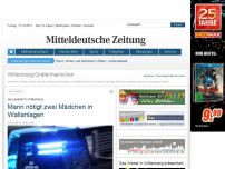 Bild zum Artikel: Sexualdelikt in Wittenberg - Mann nötigt zwei Mädchen in Wallanlagen