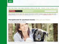 Bild zum Artikel: Therapiehunde für psychisch Kranke: Hilfe auf vier Pfoten