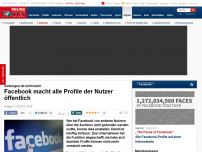 Bild zum Artikel: Profil-Verbergen abgeschafft - Facebook-User können sich nicht mehr verstecken