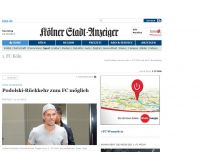 Bild zum Artikel: Jörg Schmadtke - Podolski-Rückkehr zum FC möglich