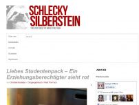 Bild zum Artikel: Liebes Studentenpack – Ein Erziehungsberechtigter sieht rot