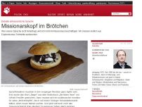 Bild zum Artikel: Debatte antirassistische Sprache: Missionarskopf im Brötchen