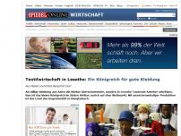 Bild zum Artikel: Textilwirtschaft in Lesotho: Ein Königreich für gute Kleidung