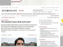 Bild zum Artikel: Religionsunterricht: 
			  'So kleinlich kann Gott nicht sein'