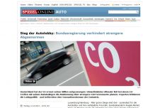 Bild zum Artikel: Sieg der Auto-Lobby: Bundesregierung verhindert strengere Abgasnormen