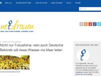 Bild zum Artikel: Nicht nur Fukushima- nein auch Deutsche Behörde will Asse-Wasser ins Meer leiten