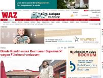 Bild zum Artikel: Blinde Kundin muss Bochumer Supermarkt wegen Führhund verlassen