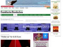 Bild zum Artikel: Leitartikel Wahllügen - 'Weiter so' für 8,50 Euro
