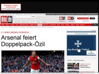Bild zum Artikel: 4:1 gegen Norwich - Arsenal feiert Doppelpack-Özil
