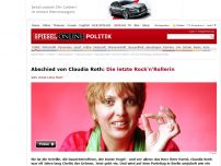 Bild zum Artikel: Abschied von Grünen-Chefin Roth: Die letzte Rock'n'Rollerin