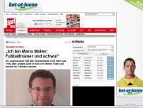 Bild zum Artikel: Trainer-Outing   -  

„Ich bin Mario Müller: Fußballtrainer und schwul“