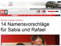 Bild zum Artikel: Wie soll ihr Baby heißen? - 14 Namensvorschläge für Sabia und Rafael