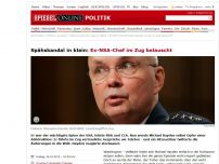 Bild zum Artikel: Spähskandal in klein: Ex-NSA-Chef im Zug belauscht