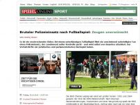 Bild zum Artikel: Brutaler Polizei-Einsatz nach Fußballspiel: Zeugen unerwünscht