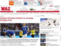 Bild zum Artikel: Kapitän Höwedes kritisiert zu unruhige Schalke-Fans