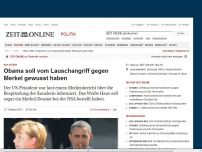 Bild zum Artikel: NSA-Affäre: 
			  Obama soll vom Lauschangriff gegen Merkel gewusst haben