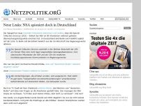 Bild zum Artikel: Neue Leaks: NSA spioniert doch in Deutschland