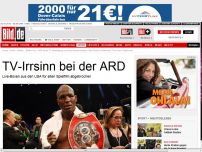 Bild zum Artikel: TV-Irrsinn bei der ARD - Live-Boxen für alten Spielfilm abgebrochen