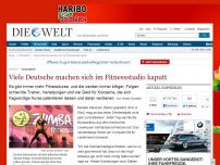 Bild zum Artikel: Gesundheit: Viele Deutsche machen sich im Fitnessstudio kaputt