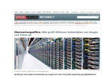 Bild zum Artikel: Überwachungsaffäre: NSA greift Millionen Nutzerdaten von Google und Yahoo ab