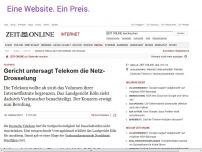 Bild zum Artikel: Flatrate: 
			  Gericht untersagt Telekom-Drosselung