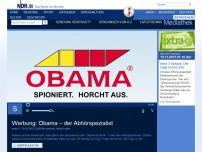 Bild zum Artikel: Werbung: Obama – der Abhörspezialist