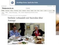 Bild zum Artikel: NSA-Ausspähaffäre: Ströbele verhandelt mit Snowden über Aussage