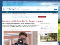 Bild zum Artikel: Moskau: Snowden gibt Ströbele Brief für Bundesregierung