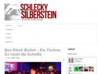 Bild zum Artikel: Ben Klock Boiled – Ein Techno-DJ rockt die Scheiße