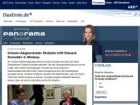 Bild zum Artikel: Grünen-Abgeordneter Ströbele trifft Edward Snowden in Moskau