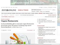 Bild zum Artikel: Serie Deutschlandkarte: 
			  Vegane Restaurants