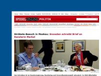Bild zum Artikel: Ströbele-Besuch in Moskau: Snowden schreibt Brief an Kanzlerin Merkel