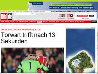 Bild zum Artikel: Kurioser geht's nicht! - Torwart trifft nach 13 Sekunden