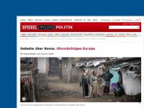 Bild zum Artikel: Debatte über Roma: Ohnmächtiges Europa