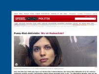 Bild zum Artikel: Pussy-Riot-Aktivistin: Wo ist Nadeschda?